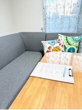 青い手/施術の流れ　1