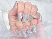 アニュバイアンジュ(anu_by.anju)/ワンホン/オフィスネイル/ジェル