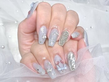 アニュバイアンジュ(anu_by.anju)/ワンホン/オフィスネイル/ジェル