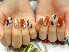オレンジネイル