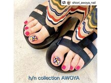 アオヤ(h/n collection AWOYA)/個性派フットネイル