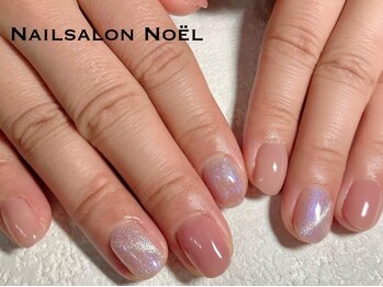 ノエル(Noel)/スキンカラー×マグネットネイル