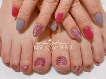 リル(RIRU)/ラメネイル/ワンカラーネイル