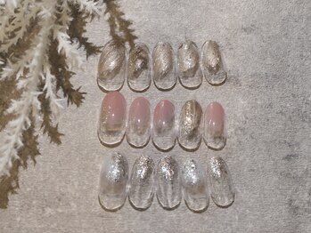 クレアラルーチェ 佐世保駅前店(Crea la Luce)/時短ニュアンスアート1