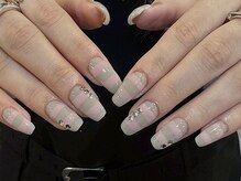 アイネイルズ 梅田店(I nails)/Y2Kボーダーネイル