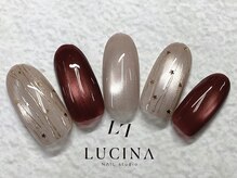 ネイルスタジオ ルキナ(LUCINA)/H-665大人華奢ラインネイル
