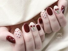 ミラ(MIRA)/さくらんぼドットガーリーネイル