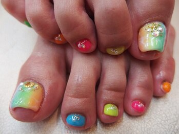 ワンオーク 表参道(One OAK)/フット2本アート7,000円（150）