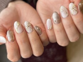 ミラーリボンネイル