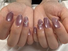 ネイルサロン ハッピー(Nail Salon happy)の雰囲気(【ハンド】マグネットジェル¥6930)