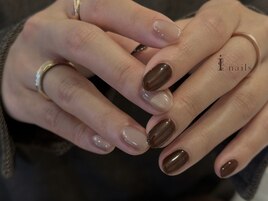 ちぐはぐ奥行ブラウンマグネット