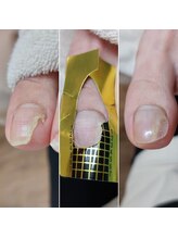 爪切り屋 足楽/人工爪《ジェルクリアソフト》