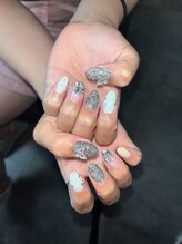 ブランシュネイル(BlancheNail)/ブラックの甘辛フラーッシュ