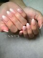 ジニーズ(JINNY'S) シンプルネイルのカラグラやフレンチももお任せ下さい♪