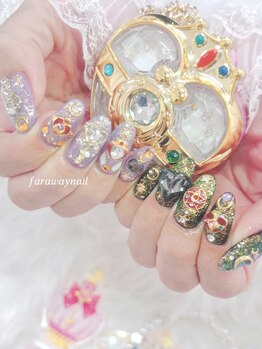ファラウェイネイル(Faraway nail)/セーラームーンいちばん人気☆