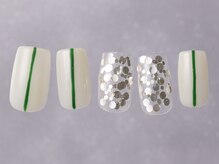 ジェミーネイル シンジュク(Jemiy nail shinjuku)/ホロシルバーライン￥7980