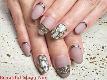 ハワイアンジュエリー風ネイル