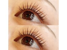 orne. eyelash  まつげパーマ/パリジェンヌ/LED/マツエク/眉毛/アイブロウ/ブラウンカラーMIX