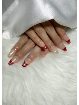 ベルーン(.Velune)の写真/【色パーツ変更可能】お好みの爪先に仕上げます◎好きなデザインを選べる定額ネイルがあるサロン★