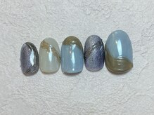 ネイルビート(NAIL BEAT)/ニュアンスネイル　ミラーネイル