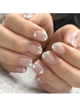 ネイルサロンファストネイルプラス 新宿店(FAST NAIL PLUS)/2026春ネイル【ガラスフレンチ】