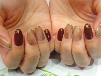 キャミ ネイル(CAMMY NAIL)/カフェオレネイル