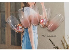 グラデーション×シェルnail