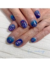 レア(Lea)/花火ネイル