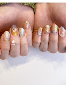 ウロネイルズ(ulo nails)/カラフルニュアンスネイル