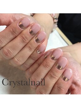 クリスタルネイル ボンベルタ橘店(CRYSTAL NAIL)/ミラーネイル