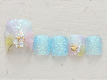 ノーネイル 大宮(NO NAIL)/マーメイドネイル　￥4990