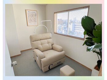 個室のあるサロン