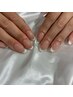 【ハンド】長さだし10本＋バーチャルフレンチ☆おしゃれさん必見！！