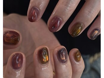 エス バイ メゾン(es by maison)/もやもやネイル