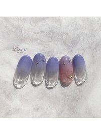 パープルグラデーション