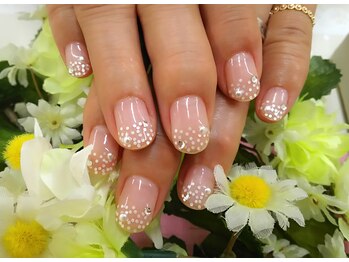 プルミエ ネイル(Premier Nail)/涼しげホロフレンチ☆
