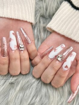 アロ(alo.)/6本アート＋長さ出し