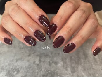 リカルメナートゥ 薬院(re:calmer na/to)/ワイヤー風ネイル