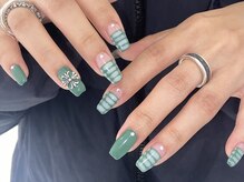 シェルネイル(SHELL NAIL)/クロム/緑/staff:takeda