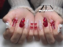 ゼン ネイル デザイン 池袋(ZEN NAIL DESIGN)/* 長 さだしやり放題×つけ放題