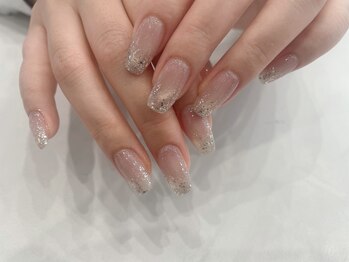 マグネット×ラメ