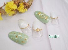 ネイリット 銀座(Nailit)/押し花アート ¥9900【¥10890】