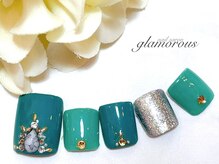 ネイルグラマラス 西新井店/《フットネイル》ブローチ f1