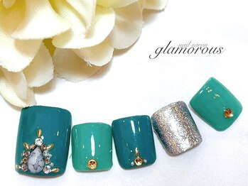 ネイルグラマラス 西新井店/《フットネイル》ブローチ f1