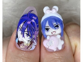 ネイルサロン ネイルズゴーゴー 渋谷店(NAILSGOGO)/痛ネイル 3d ミニキャラ