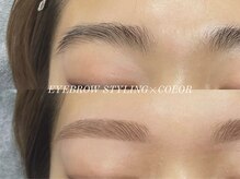 エサージュ 表参道店/アイブロウ×カラー/担当：中富