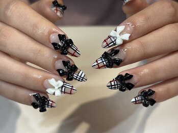 アトリエ フェム(atelier.fem)/チェックネイル