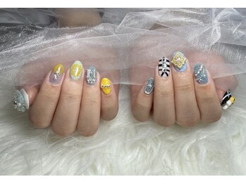 ハルネイル(Haru Nail)/自爪つけ放題 アートやり放題