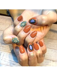 個性派☆手描きアートネイル