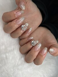 ラメグラ×ストーン